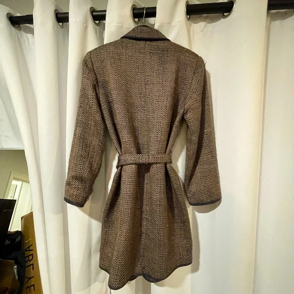Randolph Duke The Look Vintage Trench Peacoat Jacket Coat with Waist Belt - Picture 2 of 3